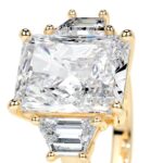 3 stones radiant engagement ring skylar lab grown diamond ring sightlycarat jewelry 12