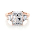 3 stones radiant engagement ring skylar lab grown diamond ring sightlycarat jewelry 2