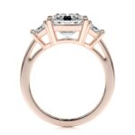 3 stones radiant engagement ring skylar lab grown diamond ring sightlycarat jewelry 3