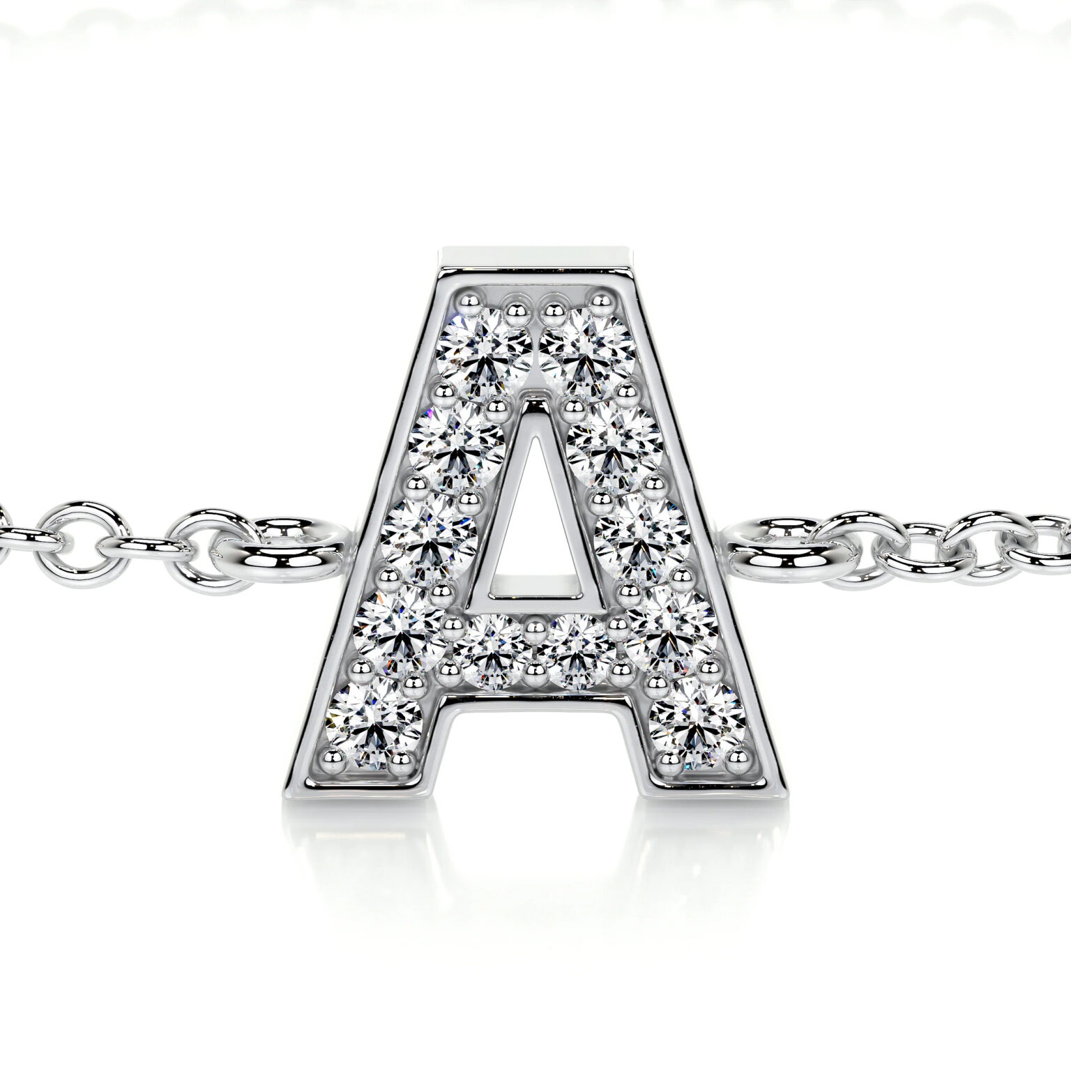 Bridget Letter Lab Grown Diamonds Bracelet Fasion Custom Letter - Image 3