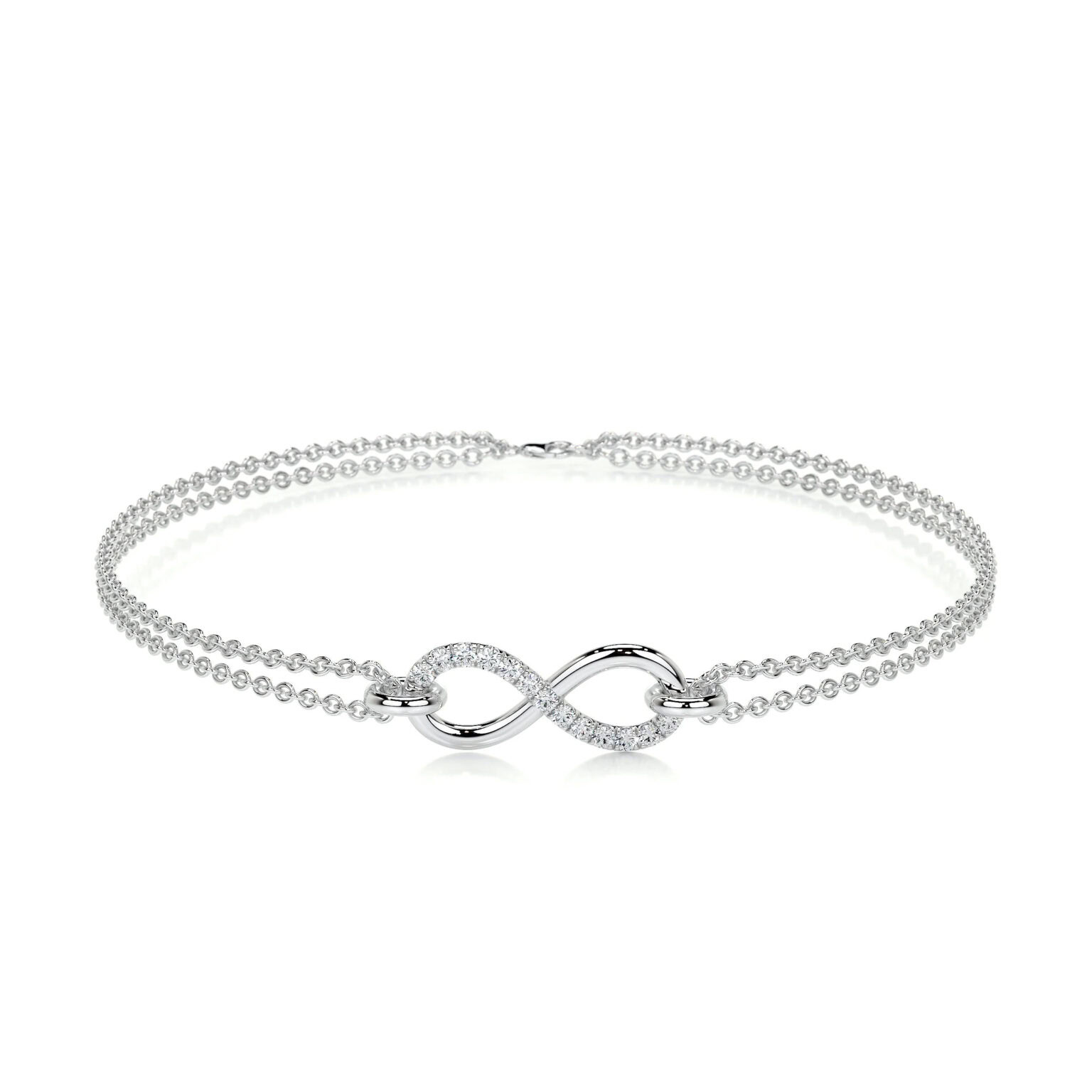 Candice Infinity style  Lab Grown Diamonds Bracelet Fashion - Image 1