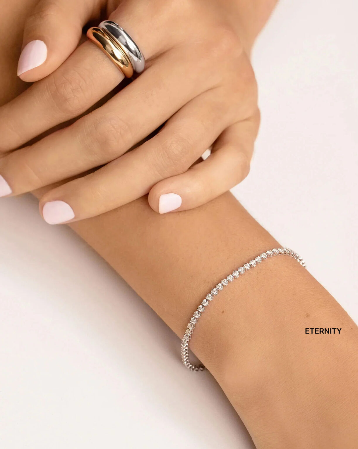 Mini Diamond Eternity Tennis Bracelet Lab Grown Diamond - Image 7