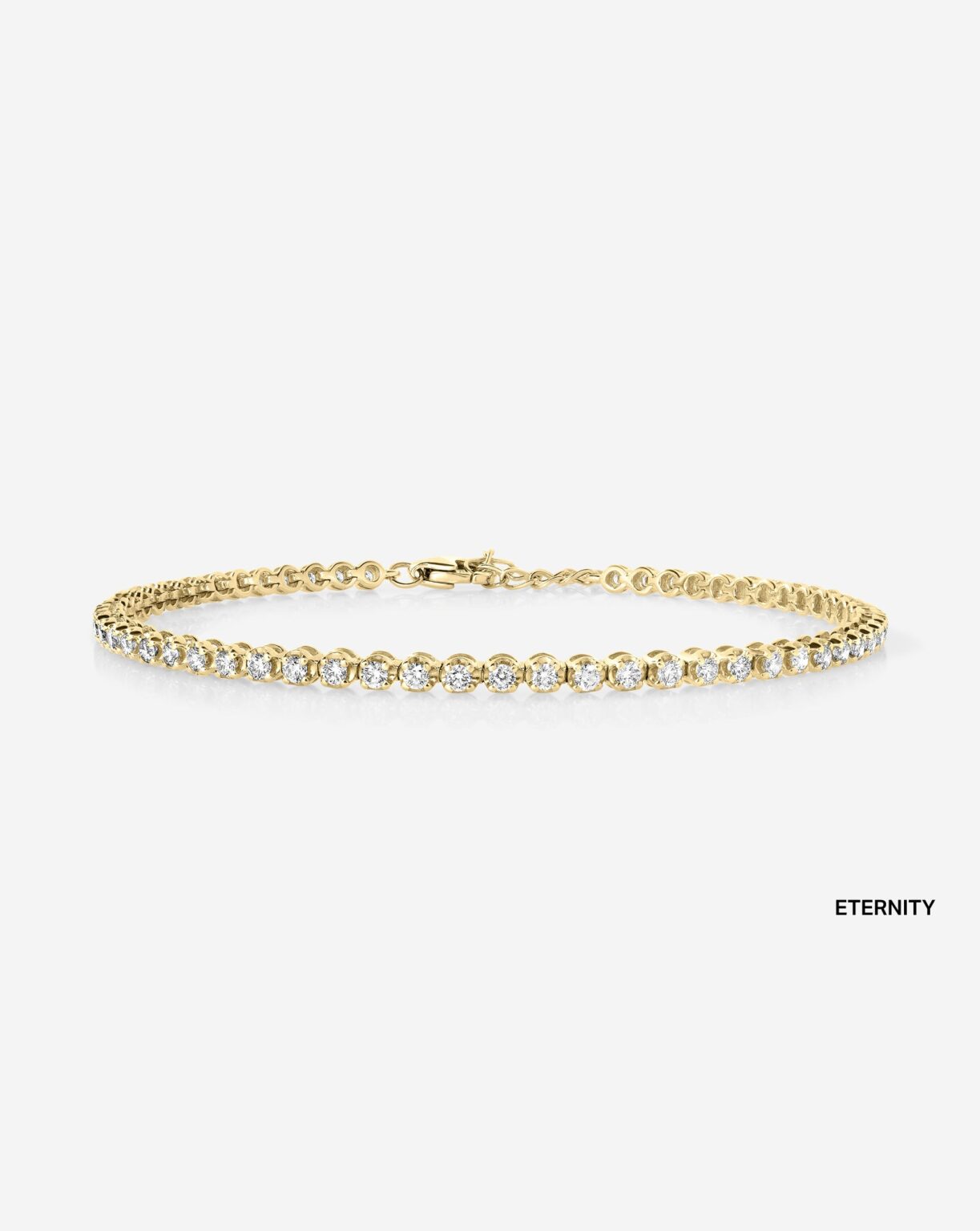 Mini Diamond Eternity Tennis Bracelet Lab Grown Diamond - Image 1