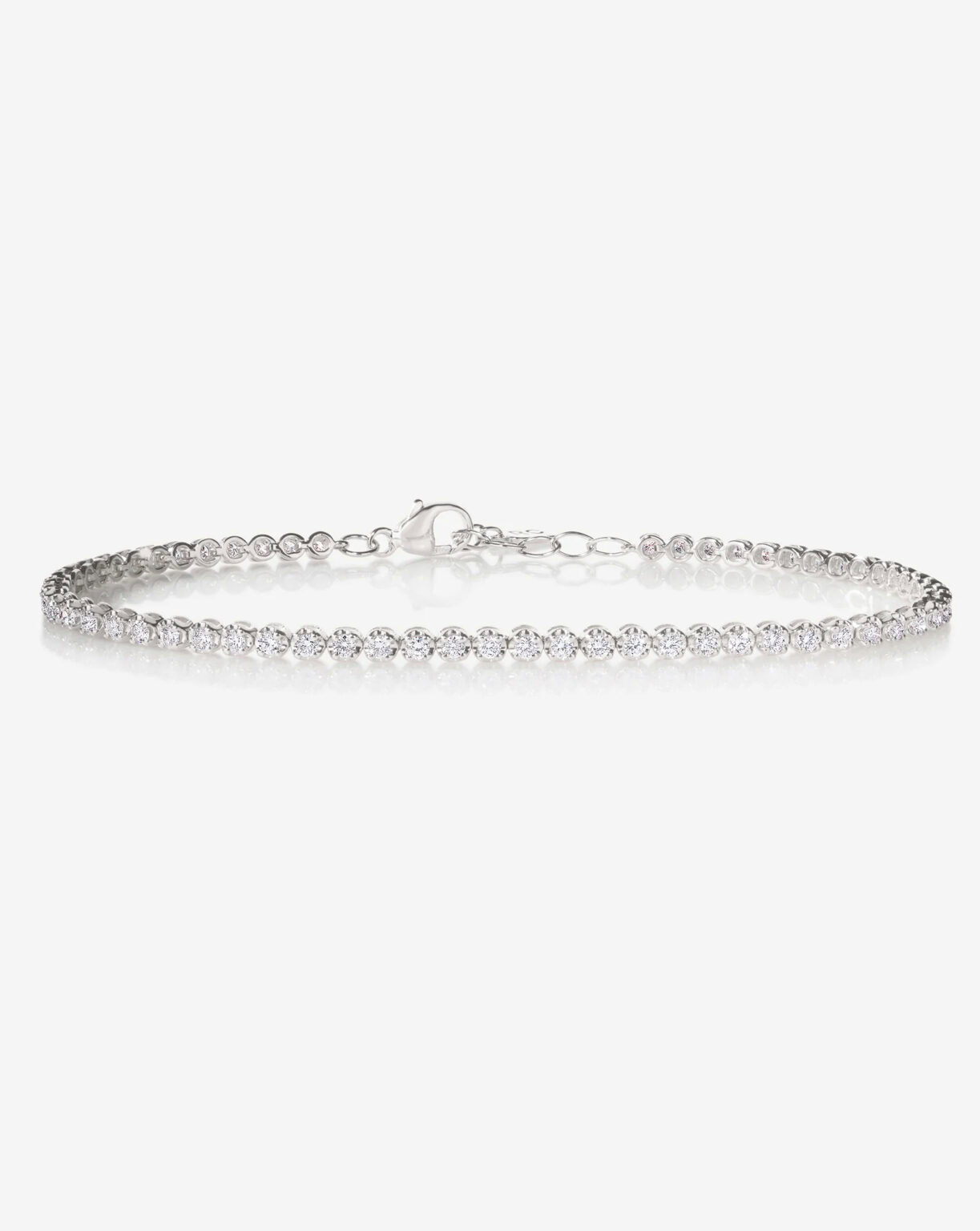 Mini Diamond Eternity Tennis Bracelet Lab Grown Diamond - Image 9
