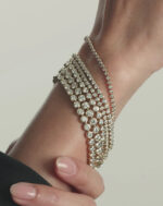 Bubble Bracelet Bezel Lab Grown Diamond Tennis Bracelet - Image 3