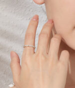 all star lab grown diamond eternity band wedding stackable ring 2