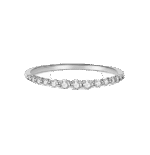 bubble gradient lab grown diamond stackable thin band2