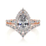dawn lab grown diamond bridal set pear diamond engagement wedding ring set
