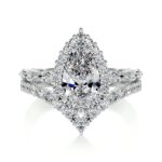dawn lab grown diamond bridal set pear diamond engagement wedding ring set
