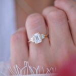 emeraldandtaperedbaguetteengagementring 14kyellow5 1445x
