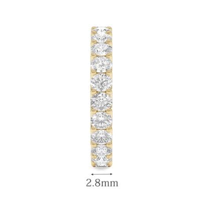 eternity round diamond thin band full pavé stackable daily wedding ring23