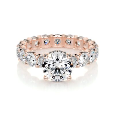 hidden halo round engagement ring lola lab grown diamond eternity ring sightlycarat jewelry 1