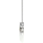 Susan Lab Grown Diamond Pendan 3 Stone Style Necklace - Image 7