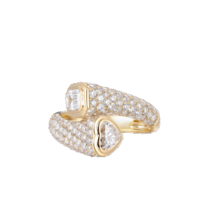 luxury lab grown diamond ring luxe heavy metalsparkly fashion jewelry for women2