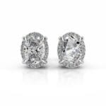 ophelia heart brilliant halo stud earrings lab grown diamond earrings igi e/vs vvs/ex