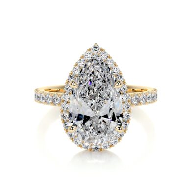 pear halo engagement ring classic 4 prong sophia lab grown diamond ring sightlycarat jewelry11