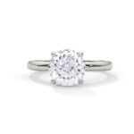 the classic solitaire setting