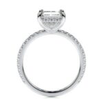 round halo engagement ring classic 4 prong claudia lab grown diamond ring sightlycarat jewelry 1