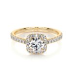 round halo engagement ring classic 4 prong claudia lab grown diamond ring sightlycarat jewelry 11