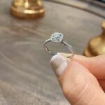 round halo engagement ring classic 4 prong claudia lab grown diamond ring sightlycarat jewelry 6