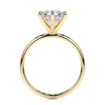 six prong solitaire engagement ring samantha lab grown diamond ring classic