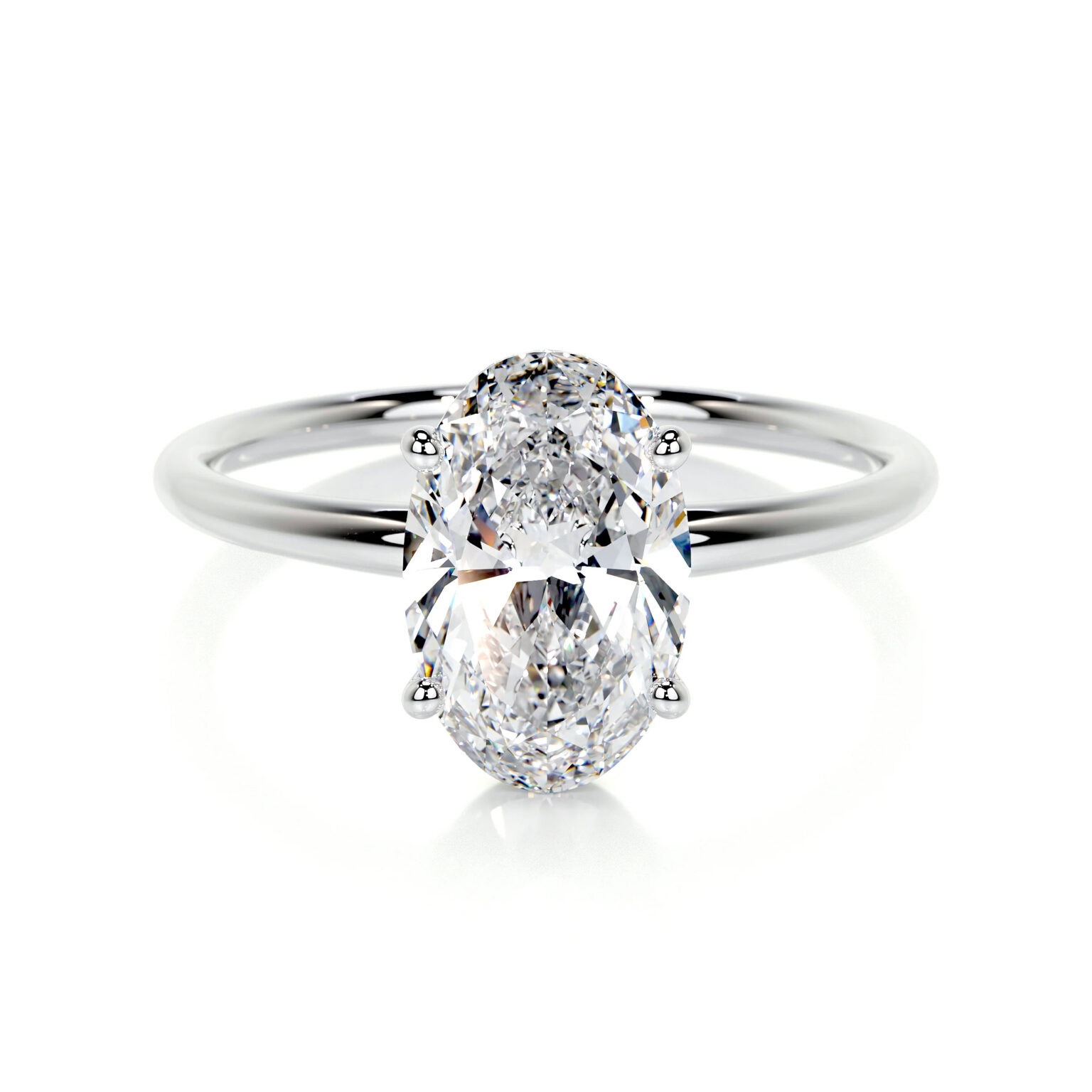 classic 4 prong oval solitaire engagement ring adaline lab grown diamond ring