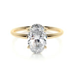 classic 4 prong oval solitaire engagement ring adaline lab grown diamond ring