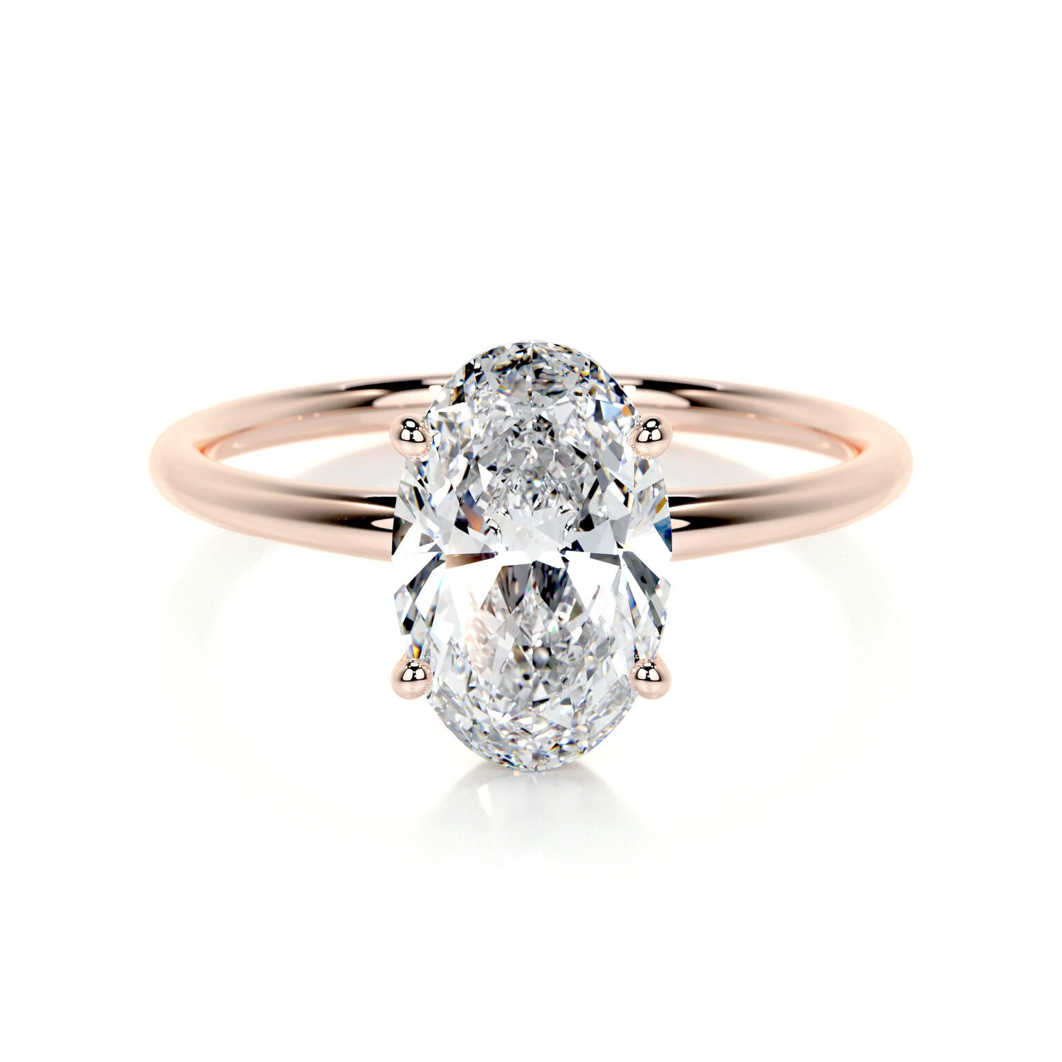 classic 4 prong oval solitaire engagement ring adaline lab grown diamond ring