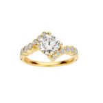 bubble twist radiant lab grown diamond engagement ring (1)