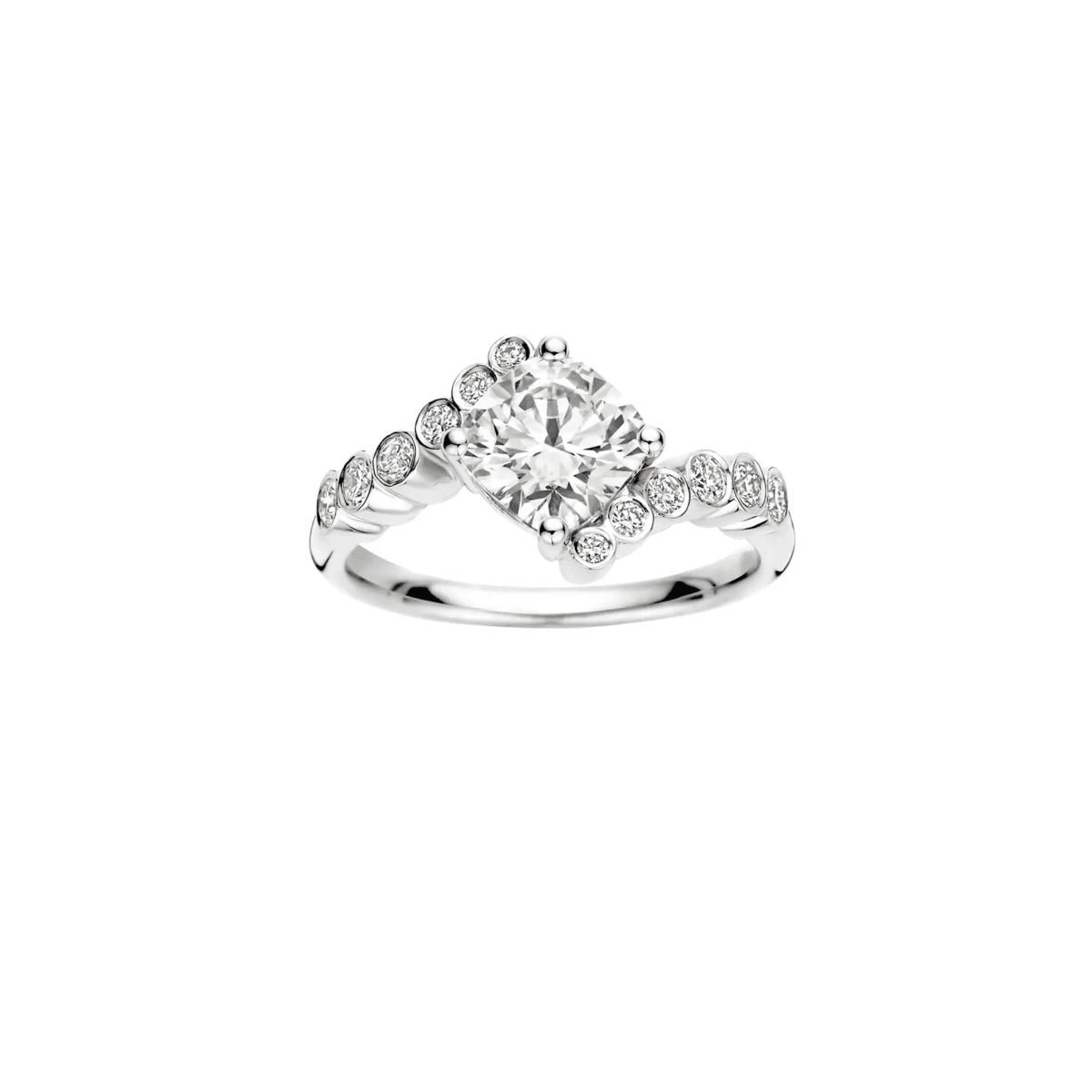 bubble twist radiant lab grown diamond engagement ring (5)