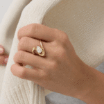 infinity twist pear lab grown diamond engagement ring (2)