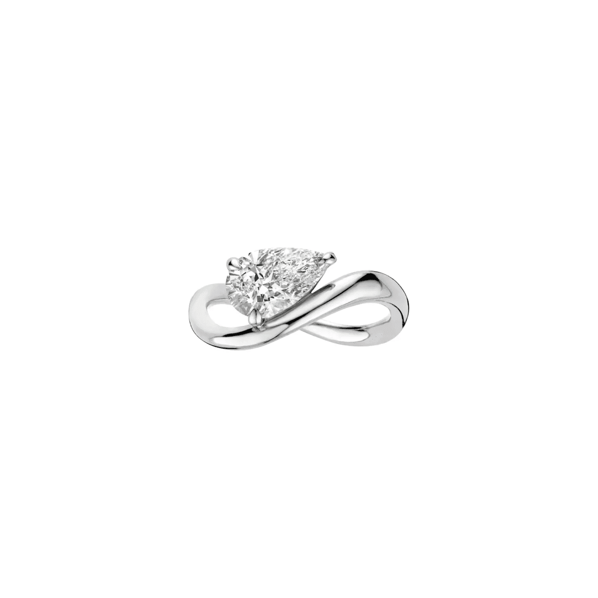 infinity twist pear lab grown diamond engagement ring (5)