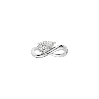 infinity twist pear lab grown diamond engagement ring (5)