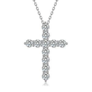 luxury cross diamond necklace