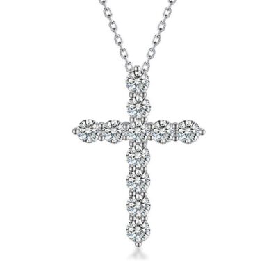 luxury cross diamond necklace