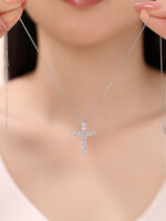 luxury cross diamond necklace