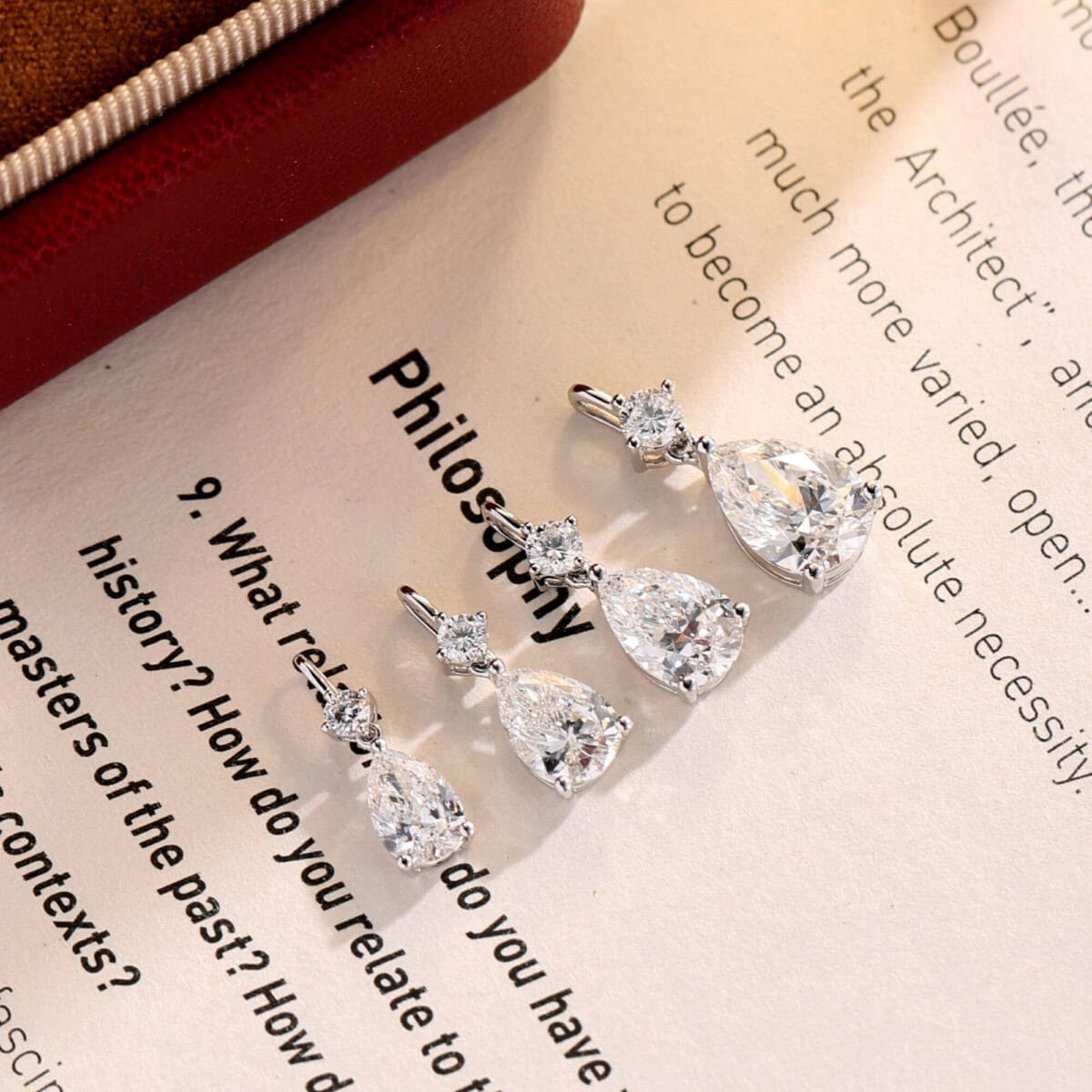 prongless floating diamond bubble pendant necklace solitaire diamond necklace (copy)