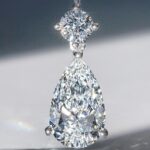 prongless floating diamond bubble pendant necklace solitaire diamond necklace (copy)