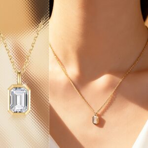 bubble diamond lock pendant necklace modern luxury collarbone chain