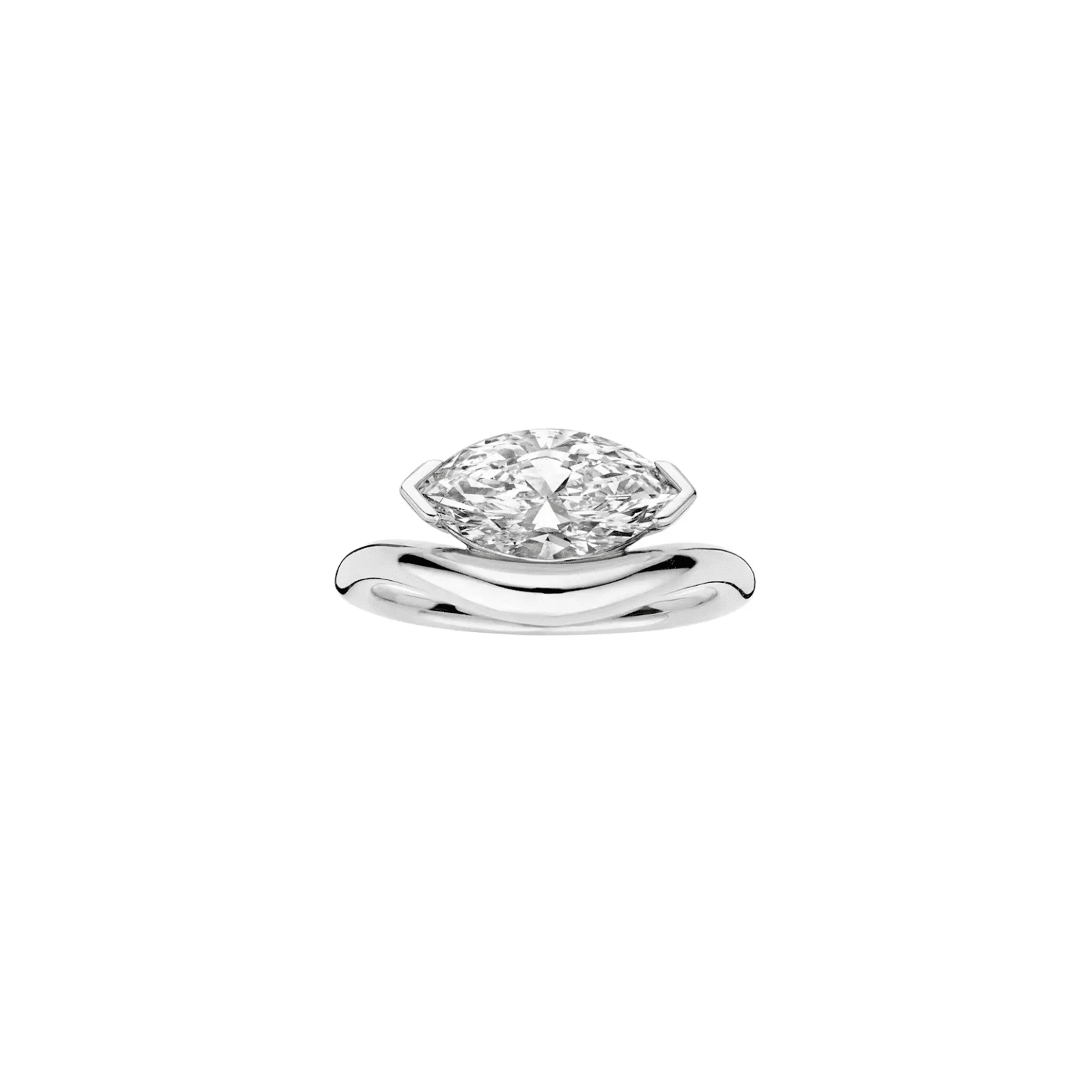 minimal marquise lab grown diamond ring in solid gold (4)