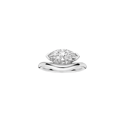 minimal marquise lab grown diamond ring in solid gold (4)