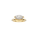 minimal marquise lab grown diamond ring in solid gold (5)