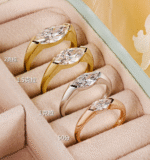 minimalist marquise lab grown diamond ring