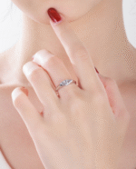 minimalist marquise lab grown diamond ring