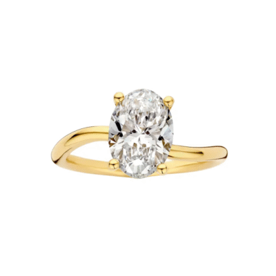 twist shank oval lab grown diamond engagement ring (1)