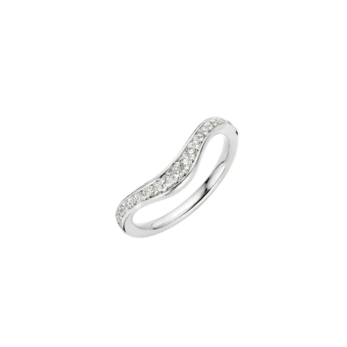 v curve lab grown diamond band ring in 18k gold (5)
