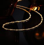 vintage cross pendant necklace set | couple street style rope chain