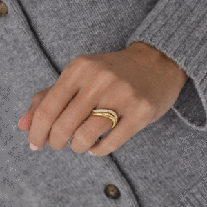 wave half eternity lab grown diamond band ring (2)