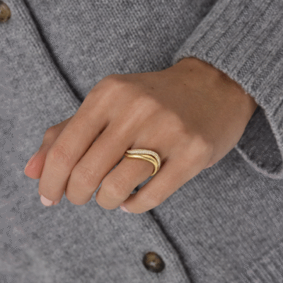 wave half eternity lab grown diamond band ring (2)