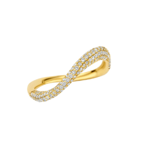 wave half eternity lab grown diamond band ring (5)